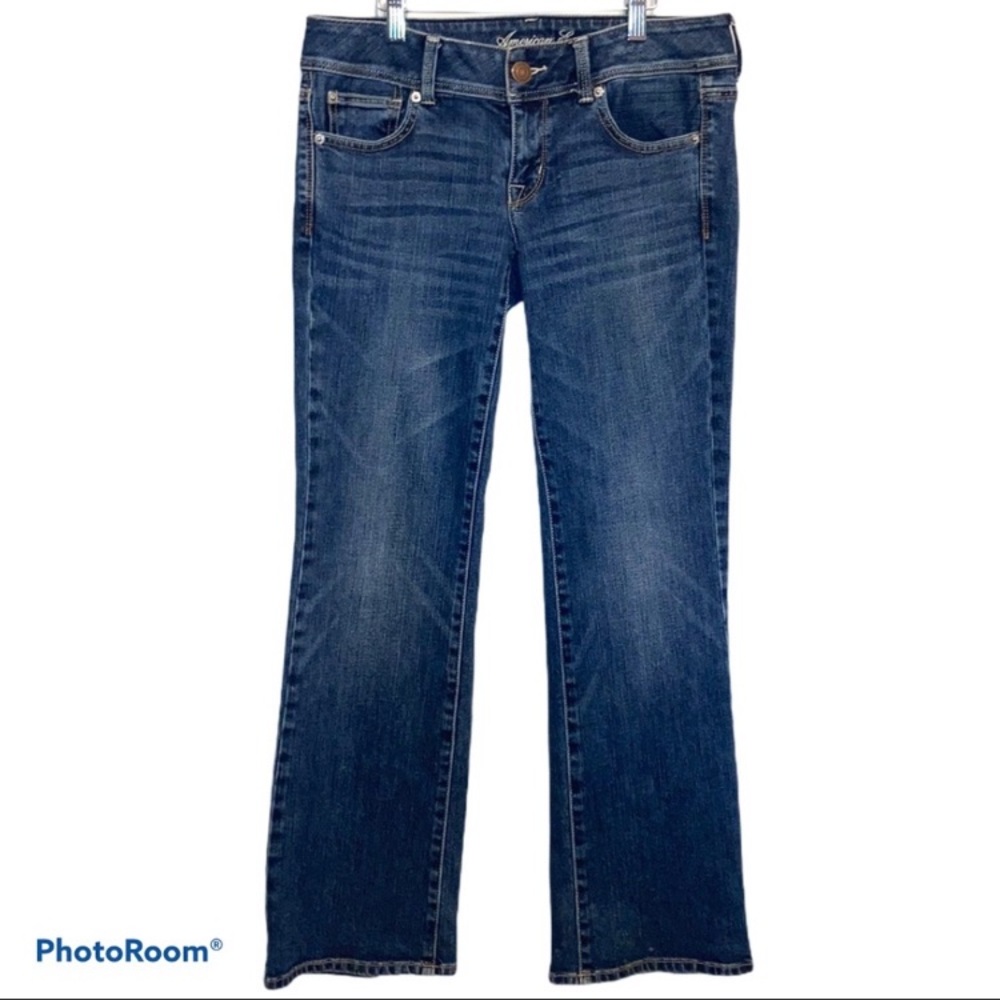 American Eagle Stretch Jeans Slim Boot Cut 6 SHORT